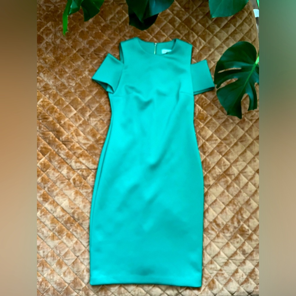 Calvin Klein Emerald Green Dress